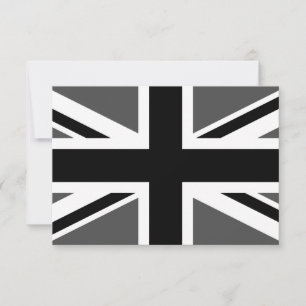Union Jack negra y gris