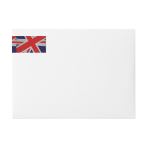 Union Jack on Carbon Fibra Style Print