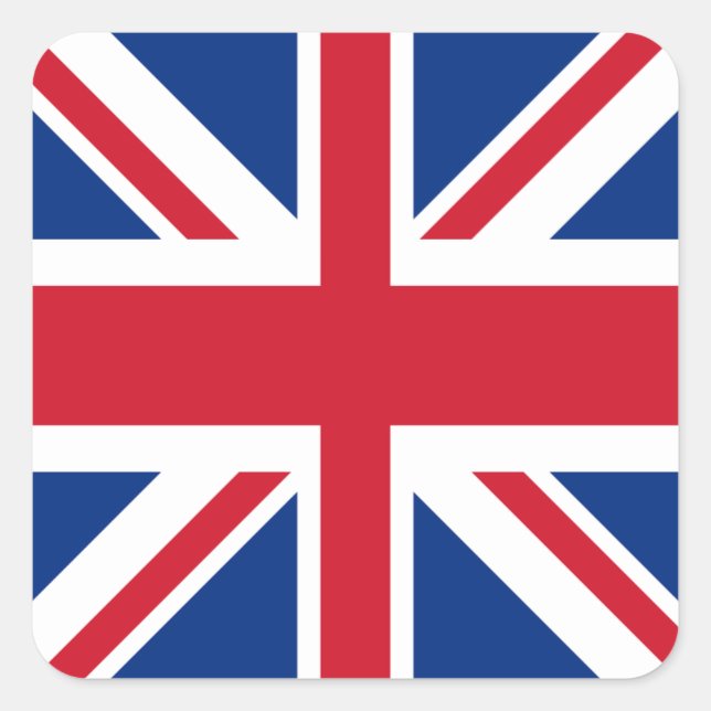 Union Jack Pegatina (Anverso)