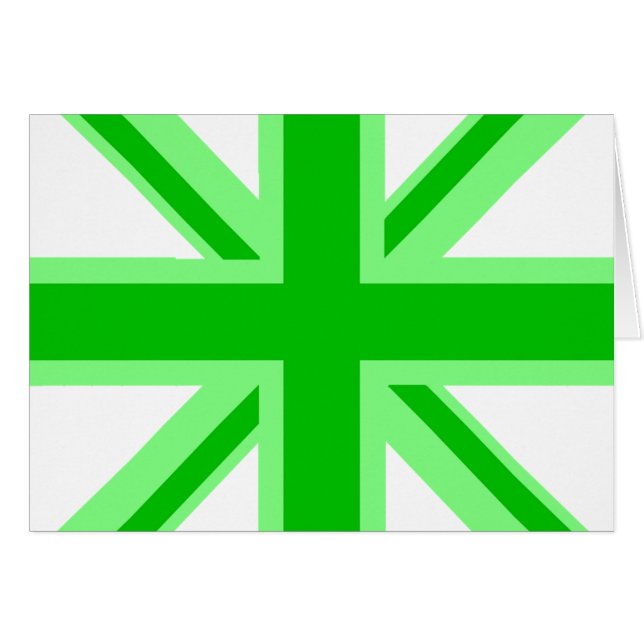 Union Jack verde (Anverso (Horizontal))