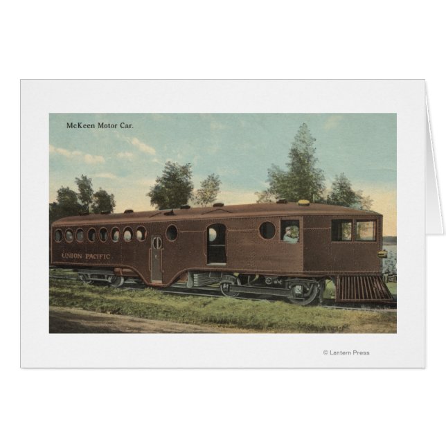 Union Pacific RailroadMcKeen Motor Car View (Anverso (Horizontal))