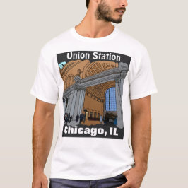 Union station Chicago, camiseta IL
