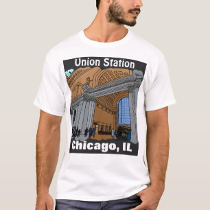 Union station Chicago, camiseta IL