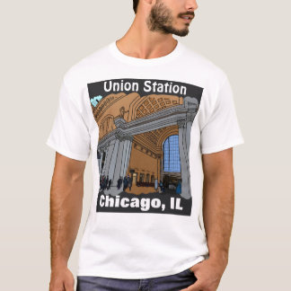 Union station Chicago, camiseta IL