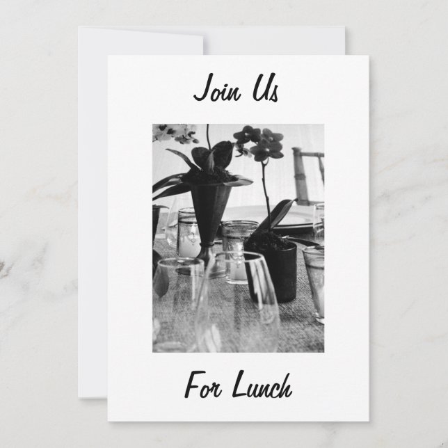UNIRSE A NOSOTROS PARA EL ALMUERZO - INVITACIÓN (Anverso)