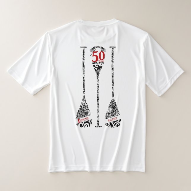 Unisex 50° Aniversario de la camiseta de remo (Distribución Reverso )