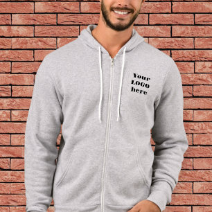 Unisex customized sweater with zipper