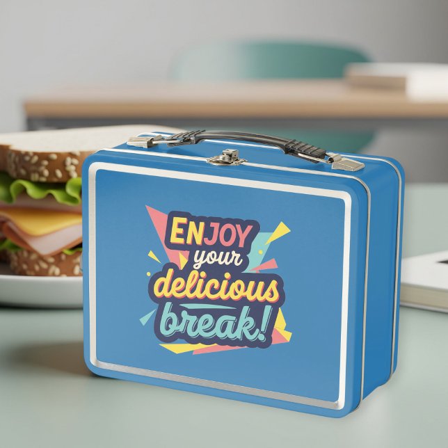 Unisex Metal Lunch Box with Trendy Graphics  (Subido por el creador)