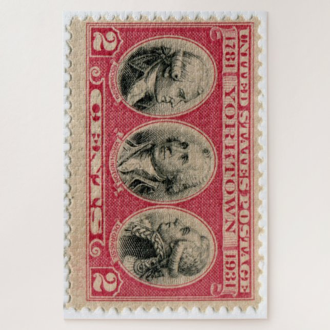 United States Postage Stamp Jigsaw Puzzle (Vertical)