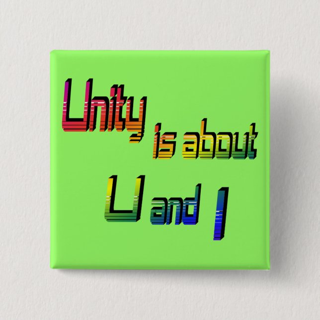 Unity es sobre el botón U y I (Anverso)