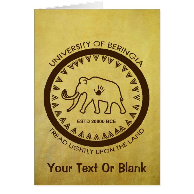 Universidad de Beringia Mammoth (Frente)