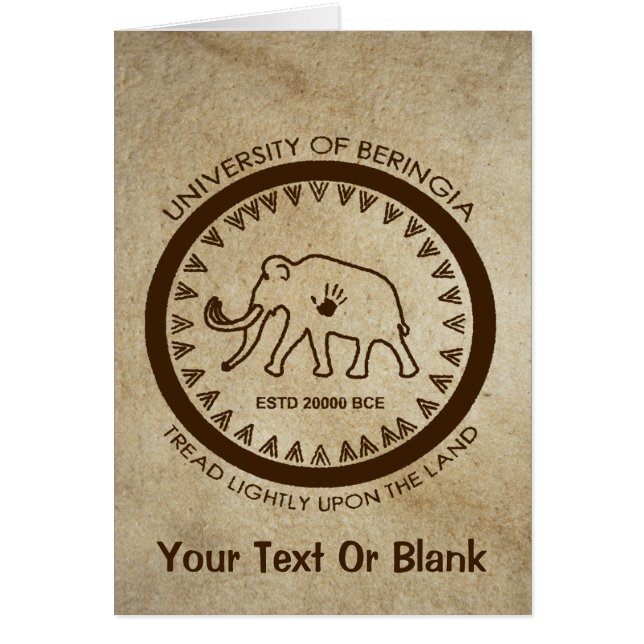 Universidad de Beringia Mammoth (Frente)