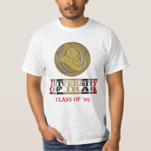 Universidad de la camisa de la clase de Iraq