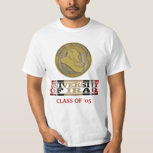 Universidad de la camisa de la clase de Iraq (Anverso)