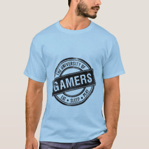Universidad de la camiseta del juego del Grunge de
