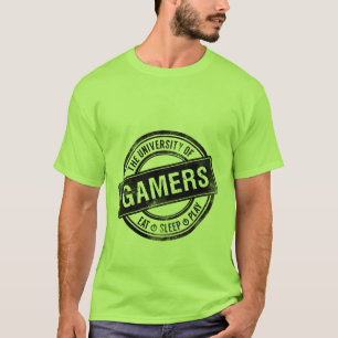 Universidad de la camiseta del juego del Grunge de