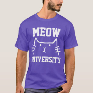 UNIVERSIDAD del MAULLIDO, camisetas divertidas de