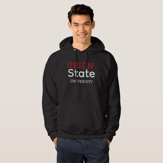 Universidad Estatal de Orion - Sudadera con capuch (Anverso completo)