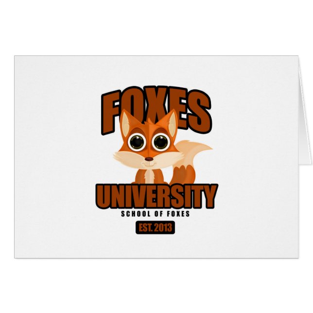 Universidad Foxes (Anverso (Horizontal))