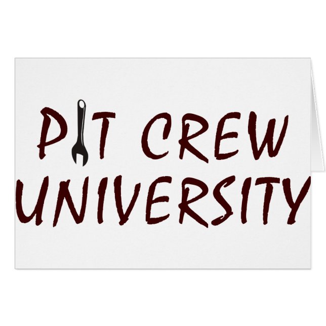 Universidad Pit Crew (Anverso (Horizontal))