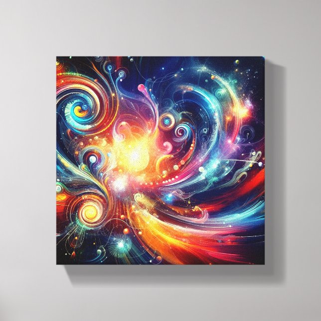 Universo de impresión de lienzo estirado (Anverso)