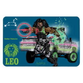 Universo zodiaco - imán Leo