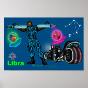 Universo Zodiaco - Póster de Libra