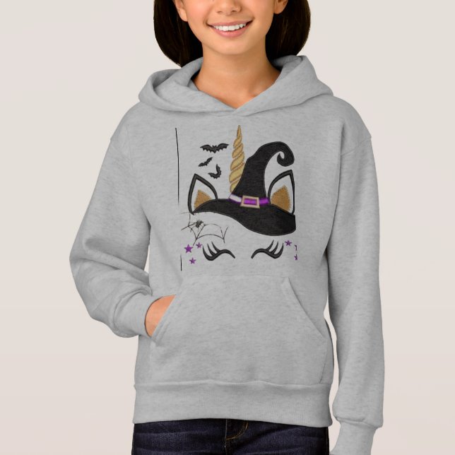 Uniwitch, linda bruja unicornio, linda Halloween (Anverso)