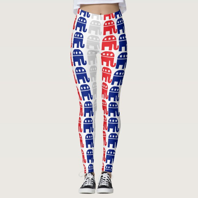 Unleash Your Patriotism: Stunning Leggings  (Anverso)