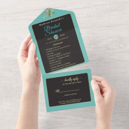 Uno Bridal Shower Event Fab Todo En Una Invitación