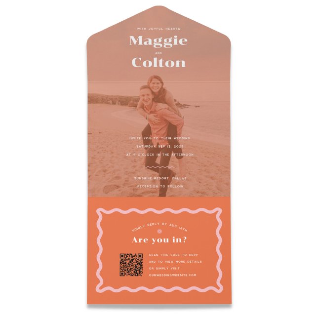 Uno Daisy Boda Todo En Una Invitación (Subido por el creador)