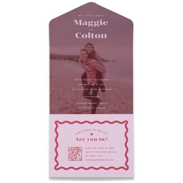 Uno Daisy Boda Todo En Una Invitación (Subido por el creador)