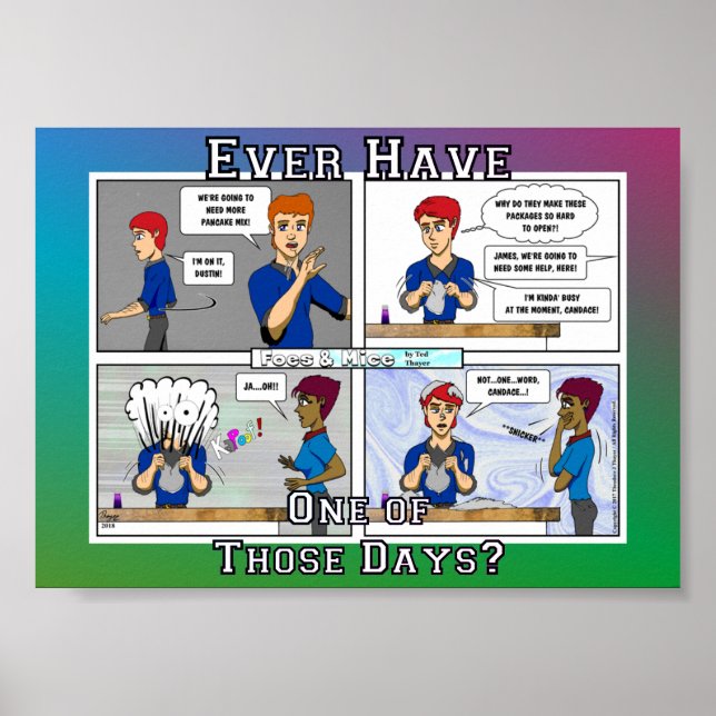 "Uno de esos días..." Póster (Frente)