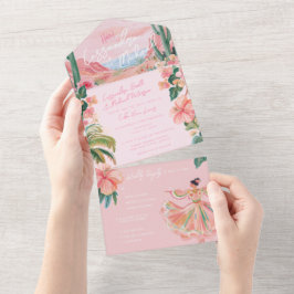 Uno Destino rosa de México todo en una invitación de m