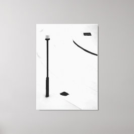 Uno, dos, tres - Nieve! arte fino negro y blanco