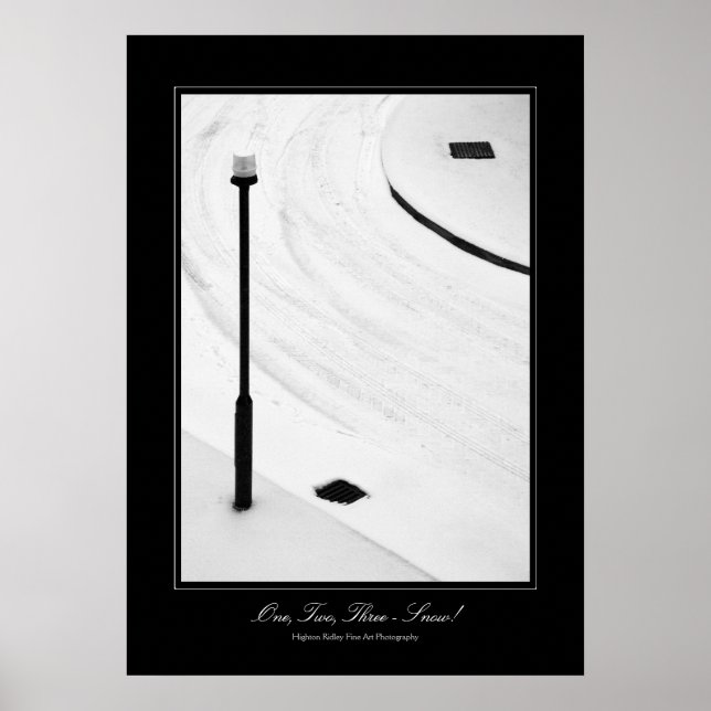 Uno, dos, tres - ¡Nieve! estilo galería Bella Arte (Frente)