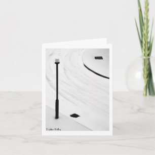 Uno, dos, tres - Nieve! notelet / tarjeta