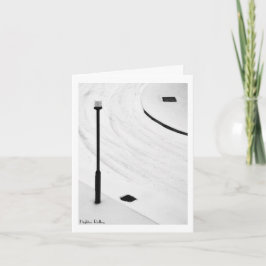 Uno, dos, tres - ¡Nieve! tarjeta de navidades