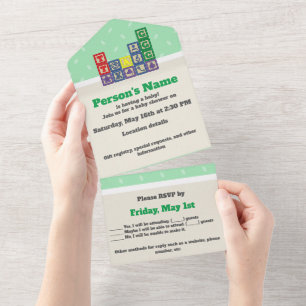 Uno El futuro biólogo bloquea la invitación todo en un
