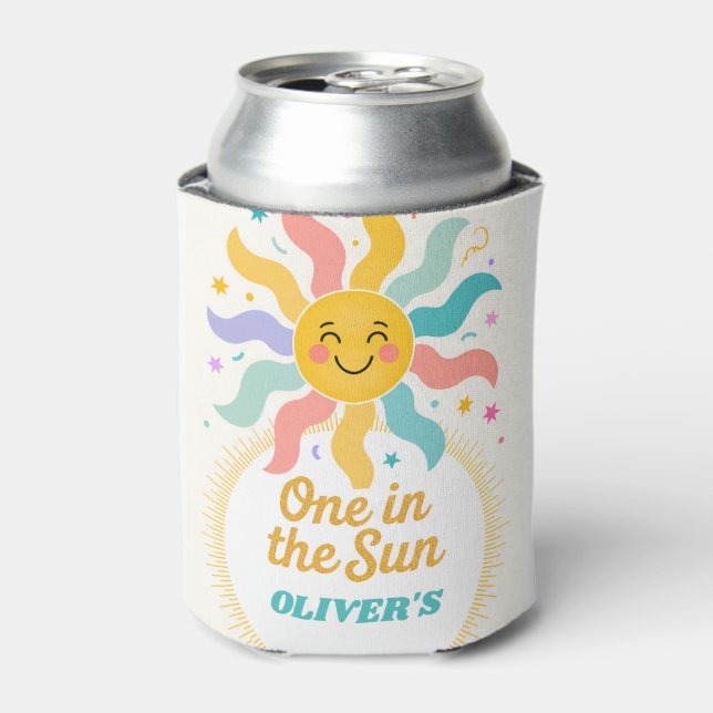 Uno en el enfriador de latas al sol (Lata Anverso)