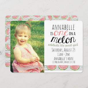 Uno en Melón, primera invitación de cumpleaños