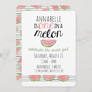 Uno en Melón, primera invitación de cumpleaños