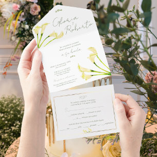 Uno Español, Alcatraz Boda todo en una invitación de m