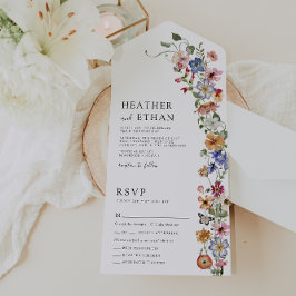 Uno Invitación a Floral Todo en una boda