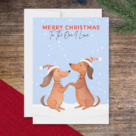 Uno que me encanta la Feliz Navidad Dachshunds Per