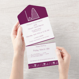Uno Se Suma en Vino Todo en Una Invitación