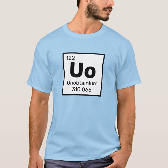 Unobtainio / Tabla ficticia - Camiseta De Elemento (Anverso)