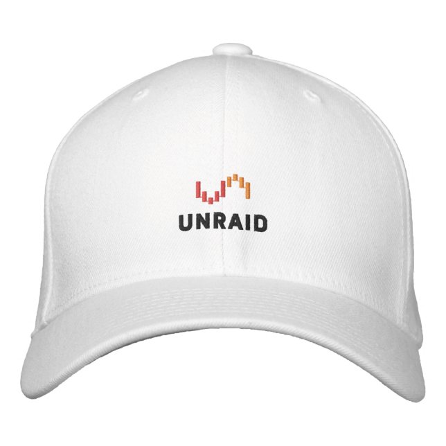 Unraid White Gorra (Anverso)