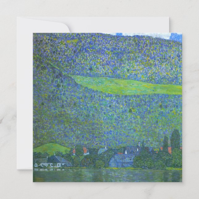 Unterach en Attersee by Klimt, un antiguo Art Nouv (Anverso)