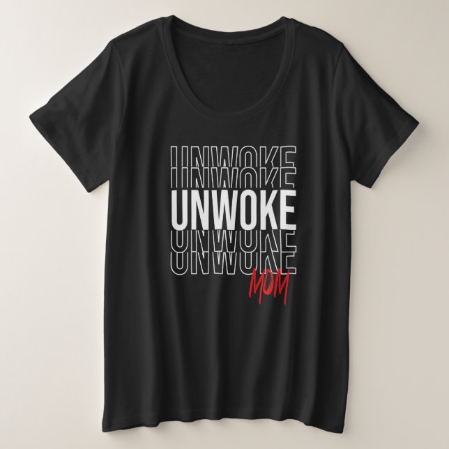 unwoke Mom (Anverso del diseño)